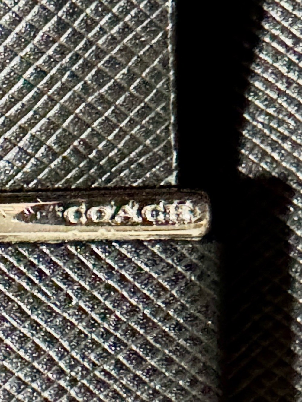 COACH Darcy Bow East West Swing pack 2014 Soft Black Leather Silver F51858 - EUC - Picture 15 of 16